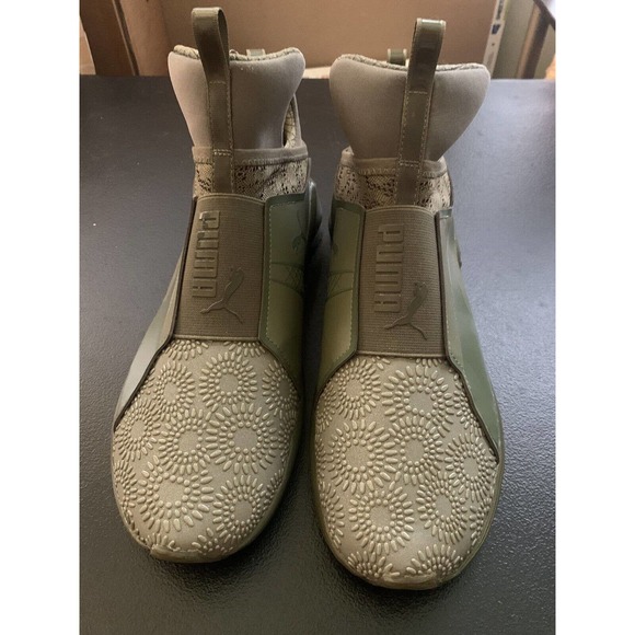 Puma Fierce KRM Size 9.5 Olive Green Puma 2017 Release Running Walking Shoes - Picture 3 of 9